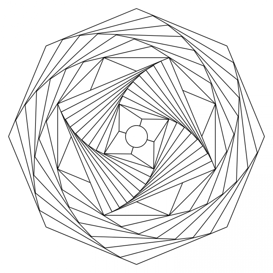 Mandala Geometrico Nr. 002