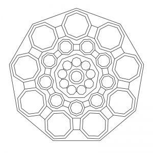 Mandala Geometrico Nr. 001