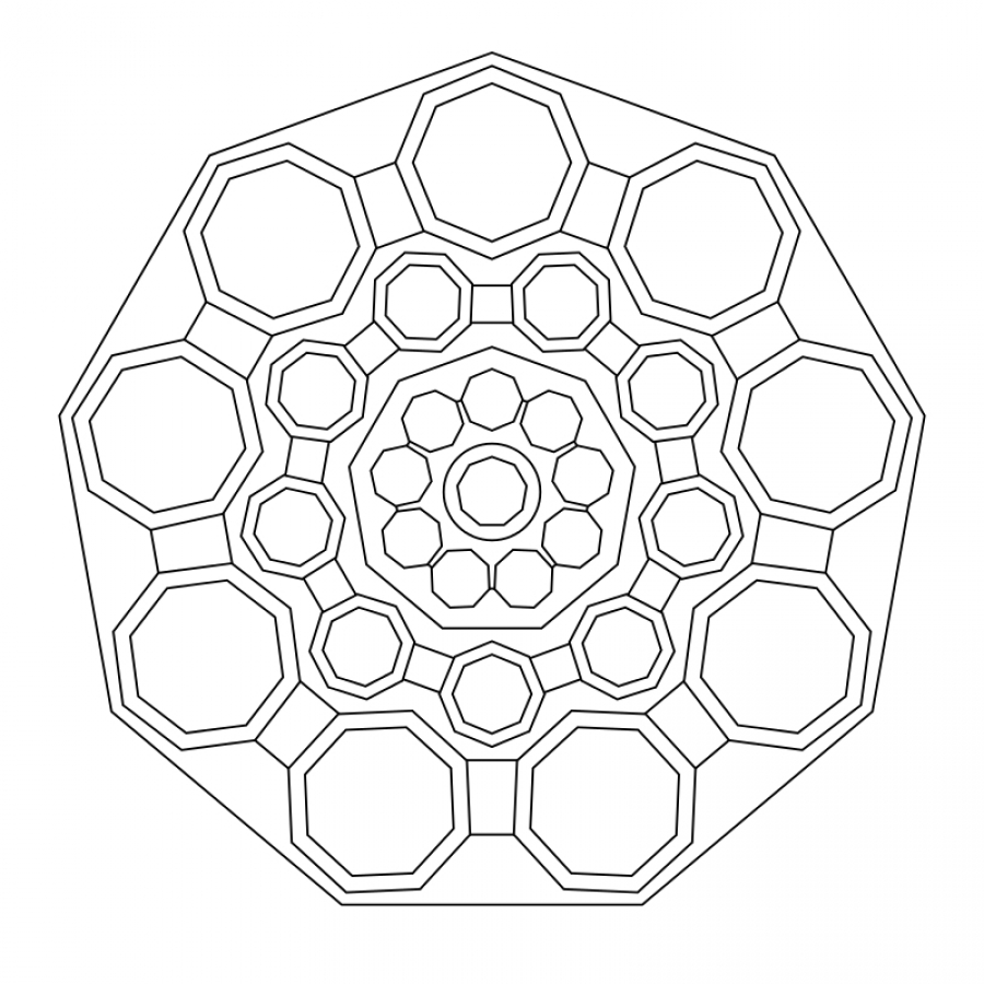 Mandala Geometrico Nr. 001