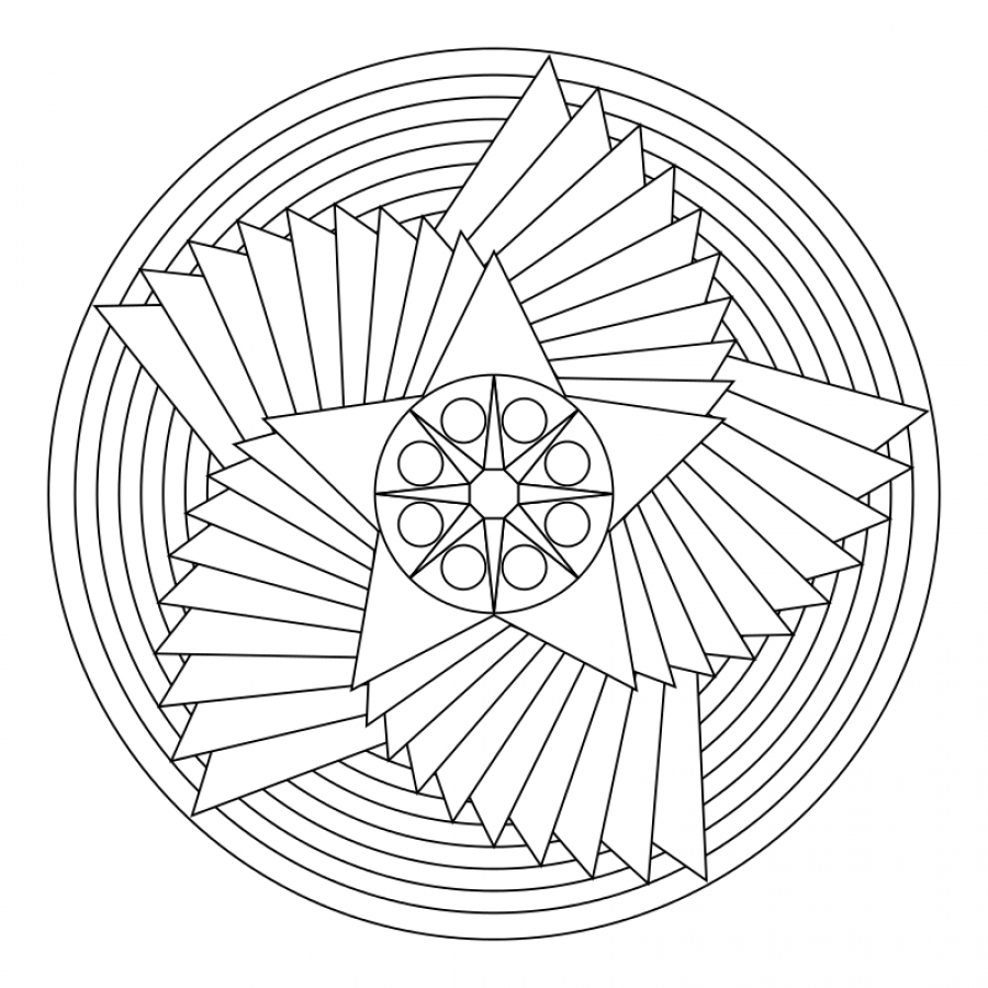 Mandala Geometrico Nr. 003